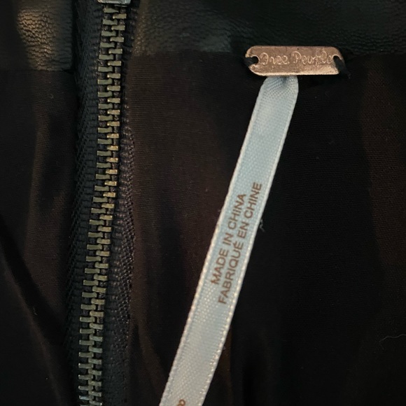 Free People Vegan Leather Mini Skirt - Picture 3 of 4